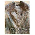 ABS Allen Schwartz NWT ABS by Allen Schwartz gorgeous rustic embroidered faux leather jacket. Sz M  Photo 2