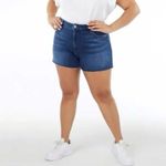 Good American NWT  Stretch Plus Size Cut Off High Waist Denim Jean Shorts Photo 1