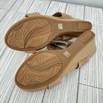 Coach and Four Viola tan wedge slip on sandals size 6 Photo 8