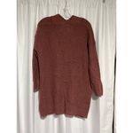 Dreamers Chunky Knit Open Front Cardigan Sweater With Pockets Dusty Rose By Wome Photo 4