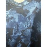 Lululemon Tank Top Womens 6 Blue Black Camo Racerback Athletic Yoga Running Photo 3