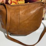 Jacqueline Ferrar Brown Leather Hobo Women Crossbody Bag Tan Photo 2