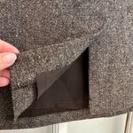 W By Worth Vintage Wool Silk Earthy Neutrals Minimalist Midi Pencil Skirt Size 4 Photo 5