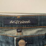Driftwood  size 30 Classic Blue Jeans ankle length floral embroidery Photo 1