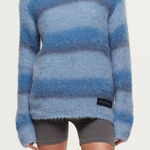 Madhappy  Ombre Stripe Sweater in polar blue Large Photo 0