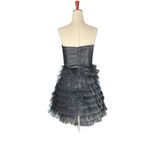 David's Bridal David’s Bridal Short Strapless Tiered Tulle Dress Photo 6