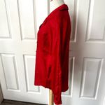 Diane Von Furstenberg  red button down vintage shirt Photo 3