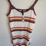 Torrid Sleep Ribbed Knit Cami Tank Top 00 M/L – Striped Loungewear NWT Photo 0