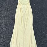 Windsor Yellow Glittery Maxi Prom Dress Photo 1