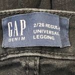 Gap Black Denim Universal Legging Mid Rise Size 2 / 26 Regular Photo 3