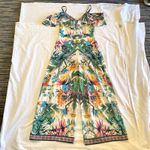 Flying Tomato ruffle cold shoulder wide leg jumpsuit medium P3 2530 Photo 9