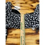 Pretty Garbage Women Floral Tied Crop Top Size Medium Boho Peasant Hippie Preppy Photo 7