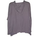 HOPELY Lilac Hooded Pullover Top Size Large Purple Photo 4