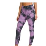 Lululemon  Power Thru Tight in Over Tie Dye Wisteria Purple Graphite Grey Photo 1