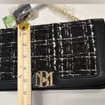 Badgley Mischka  Black and White Tweed Crossbody Bag,NWT Photo 10