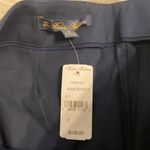 Brooks Brothers  Dark Blue Ankle Pants size 8 brand new zipper side inseam 26” Photo 4