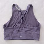 Lululemon Energy High Neck Longline Tough Bra Medium Support Purple Ash 8 $68 Photo 4
