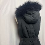 Michael Kors Women's Black Puffer Vest with Faux Fur Trim Medium NWOT Photo 5