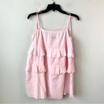Edikted  Dorothia Tiered‎ Mini Dress Pink M Photo 2