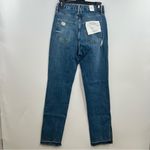 Good American  jeans Good Boy Double Slit BLUE404 wash size 0/25 NWT button fly Photo 3