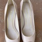 Enzo Angiolini leather cream heels sz 7.5 Photo 1