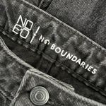 No Boundaries  Jeans Women 1X Black Straight Leg Distressed Destroyed Casual Edgy Photo 5