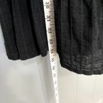 Aerie  Black Crochet Gauzy Criss Cross Tie Back Tiered Boho Beach Mini Dress L Photo 2