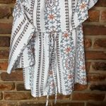 Pretty Little Thing White One Shoulder Floral Romper Playsuit Women's Size US 6 Photo 2