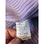 Pullover SRL Made in Italy Purple Ribbed Knit Turtleneck Cropped Sleeve Sweater Size undefined Photo 1