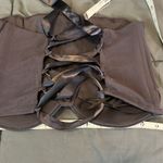 Princess Polly  Gray Lace Up Mesh Bustier Size 6 Photo 6