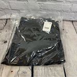 Free People  Maggie Mid Rise Straight Jean Distressed Raw Hem Washed Black 27 NWT Photo 3