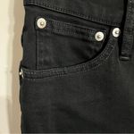 J.Crew Women’s  Demi Boot‎ Crop Black Jeans Raw Hem High Rise Size 27 Tall Photo 2