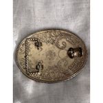 1979 Raintree Trucking Gold and Silver Tone Belt Buckle Vintage Photo 3