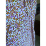 Jopna Boho Ruffle Strap Smocked Midi Dress Pink Orange Floral Cottagecore XS Purple Photo 9