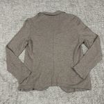 Majestic Filatures Deluxe Tee Shirt Blazer Womens 2 Medium Tan Cotton Cashmere Brown Photo 2