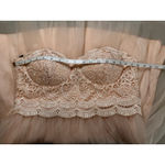 NWT London Dress Co. Peach Lace Homecoming Dress Photo 9