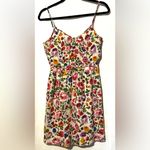 Madewell Snapdragon Garden Floral 100% Silk Cami Mini Dress Size 2 EUC Photo 4