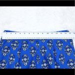 Madewell  Mid Rise Pleated Deck Shorts Blue Floral Size 2 Photo 2