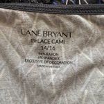 Lane Bryant  The Lace Cami black and multicolored adjustable straps size 14/16 Photo 7