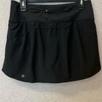 Athleta Run With It Skort Women's Sz M Black Stretch Workouts Athleisure Sporty Photo 3