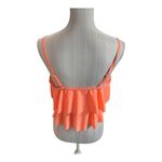 Orange Tiered Tankini Top Size XL Padded Bra Photo 1