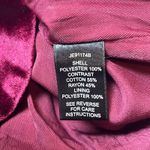 ark & co. Women's M Burgundy Velvet Blazer Single Button Jacket Red Size M Photo 7