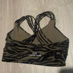 Lorna Jane  Black and Brown Strappy Sports Bra Photo 1