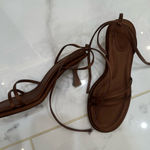 ZARA Brown Kitten Heels Photo 0