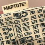 🔵 SALE 3/$25 MAPTOTE COTTON ZIPPERED STASH MINI POUCH I LOVE BROOKLYN White Photo 3