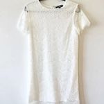Lulus White Lace Short Sleeve Sheath Dress Size Small Party Dance Homecoming S Photo 6