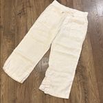 Athleta  Retreat Wide Leg Linen Pant // Calla Lily Medium Petite Photo 1