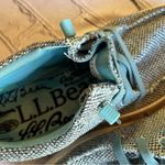 L.L.Bean Women's Higgins Beach 4-Eye Slip-Ons Fabric Shoes Sneakers 8.5 Photo 4