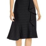 Shoshanna  Belva Stretch Knit Crewneck Short-Sleeve A-Line Dress Photo 1