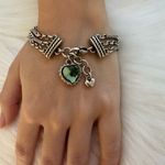 Brighton  Silver Heart Charm Bracelet Photo 2